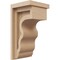Ekena Millwork 4"W x 4"D x 8"H Wide Highland Rough Cedar Woodgrain TimberThane Corbel, Primed Tan CORUR04X04X08HLDRCPR - alternate 1